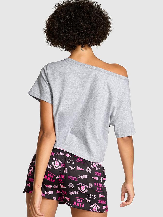 Slouchy Cropped Sleepshirt image number 1