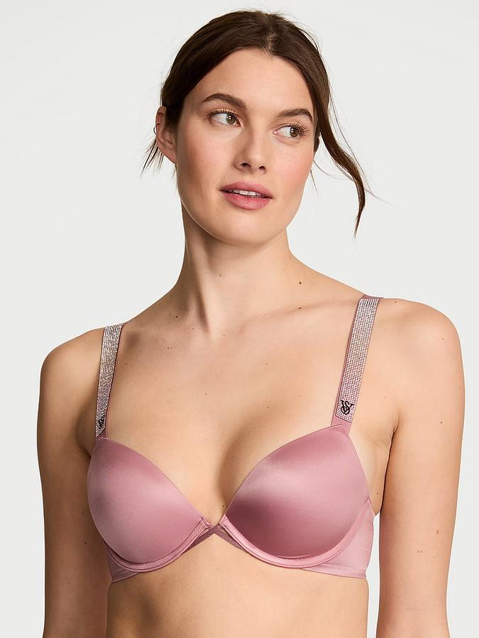 Shine Strap Push-Up Bra image number 0