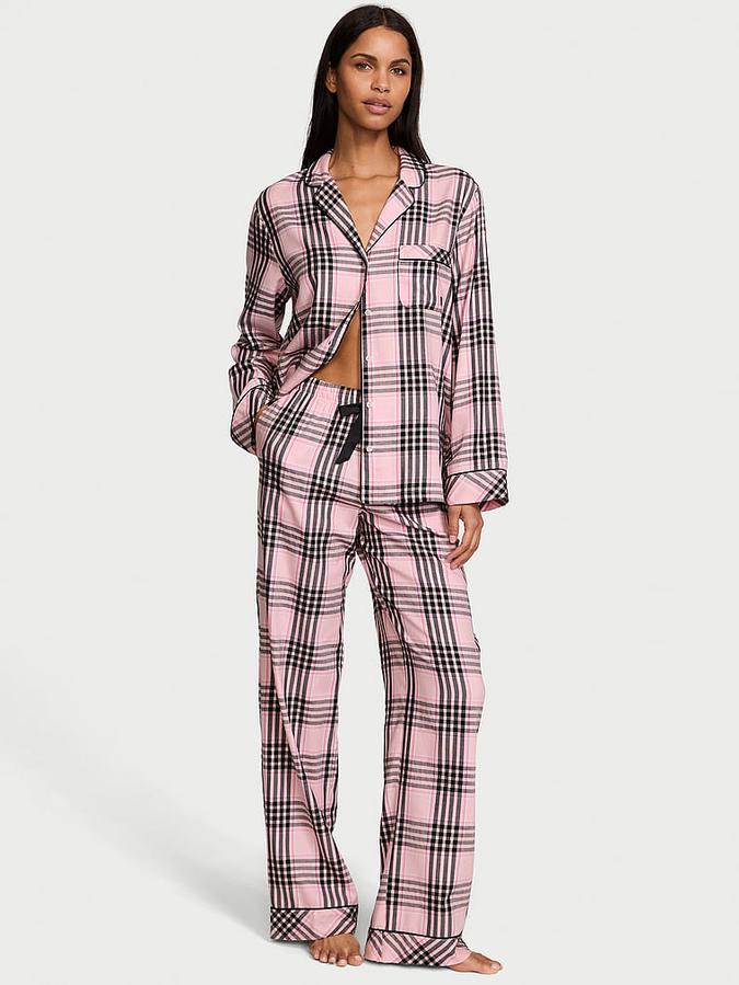 Flannel Long Pajama Set image number 0