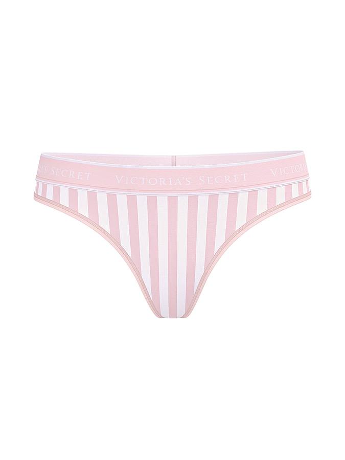 Logo Cotton Thong Panty image number 2