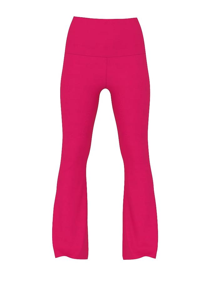 All-Day Cotton&trade; Foldover Flare Leggings image number 2
