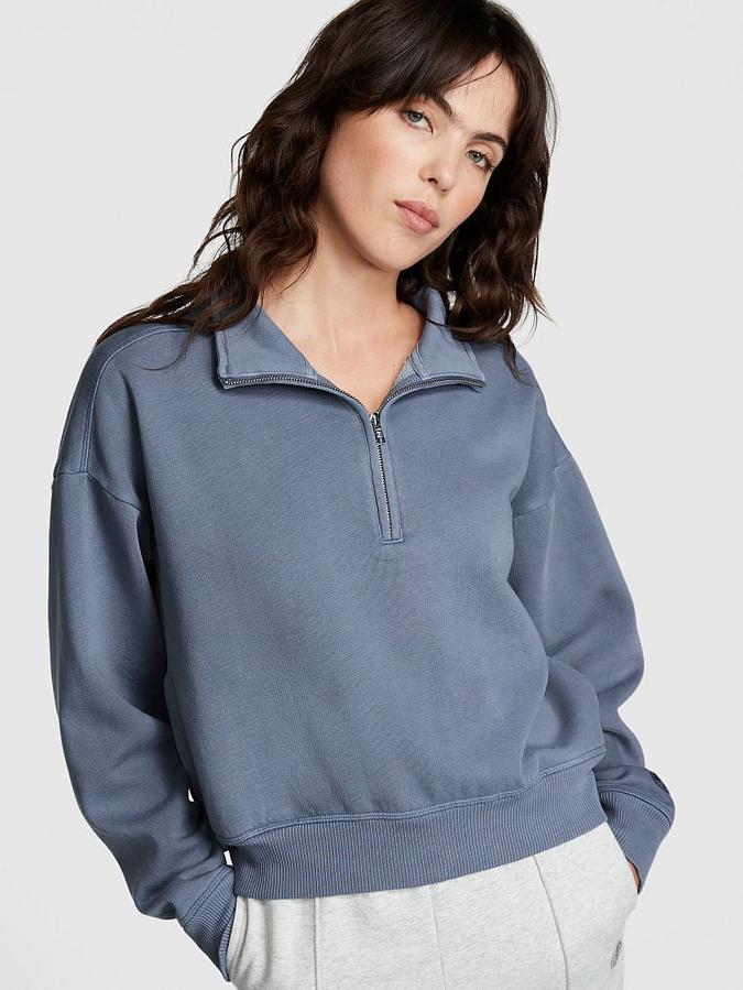 Premium Fleece Half-Zip Sweatshirt image number 0