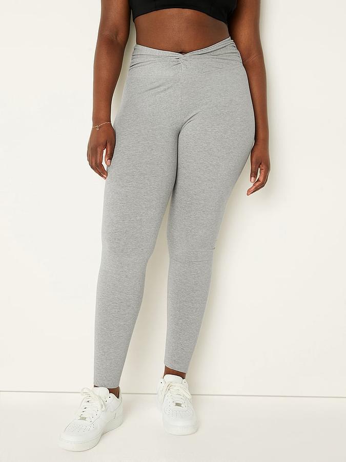 Cotton Twist Waist Leggings image number 0