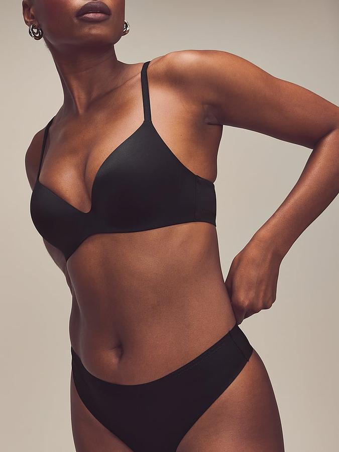 FlexFactor Lightly Lined Plunge Demi Bra image number 5
