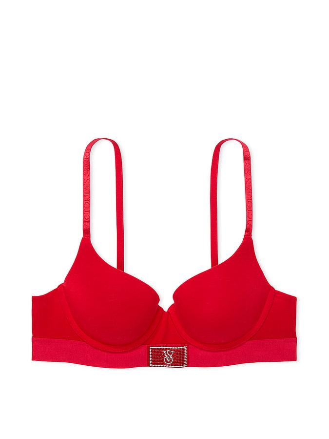Shine Patch Lightly Lined Demi Bra image number 2