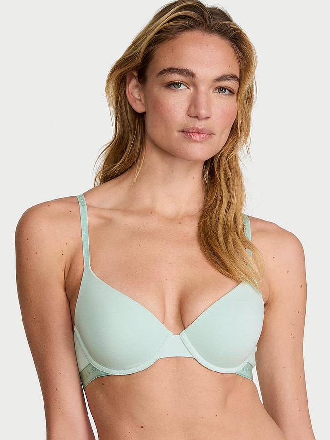 Cotton Lightly Lined Demi Bra