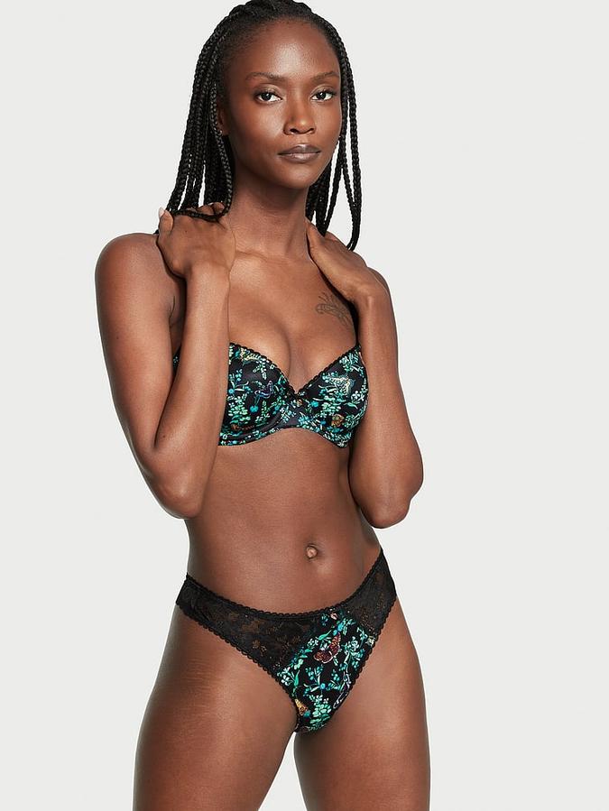 Smooth & Lace Thong Panty