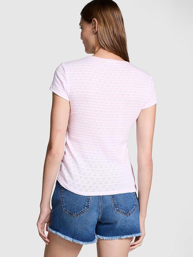 Spill-the-Tea Cotton Baby Tee image number 1