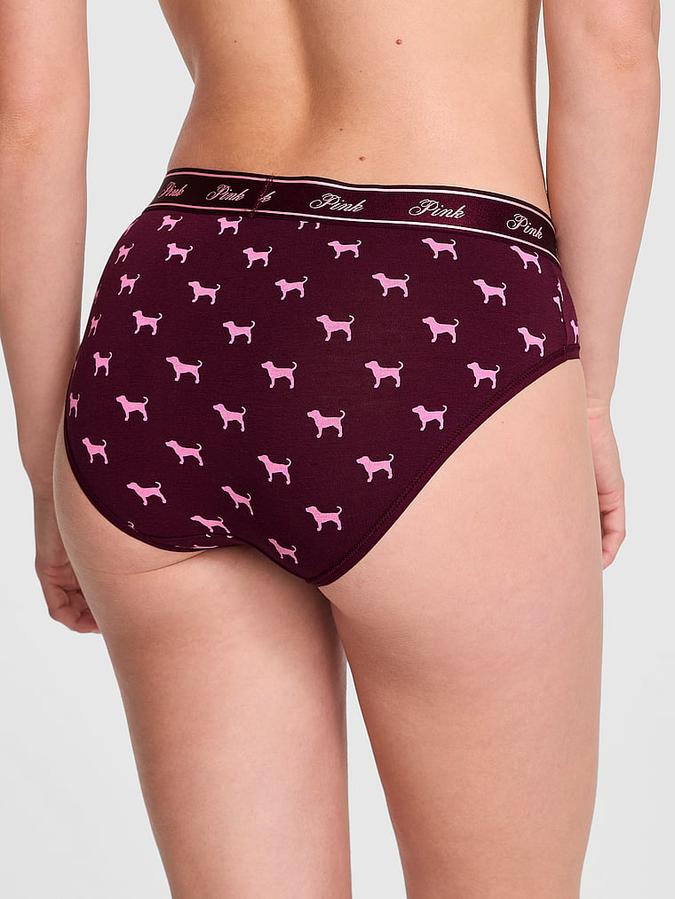 Logo Cotton Hiphugger Panty
