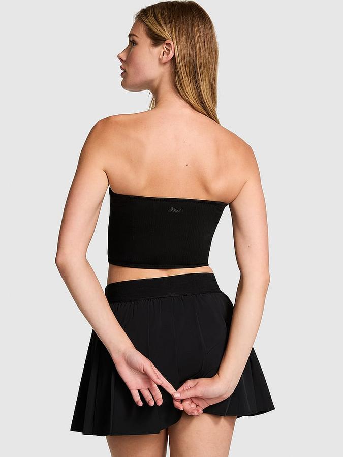 The Cinched Cotton Strapless Corset Top image number 1