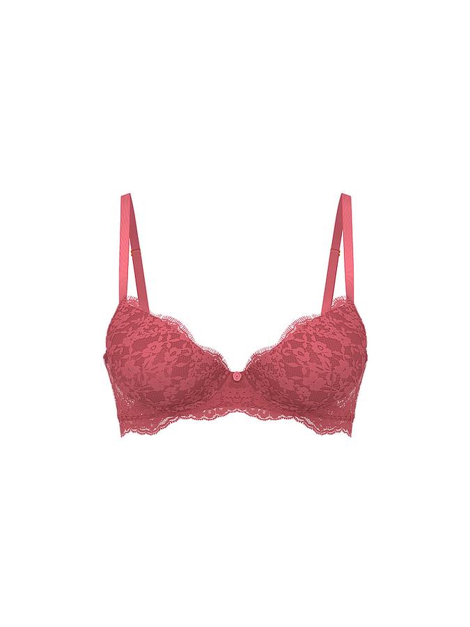 Lace Lightly Lined Classic Coverage Demi Bra image number 2