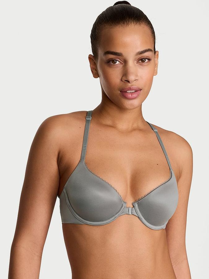 Lightly Lined Lace Racerback Demi Bra