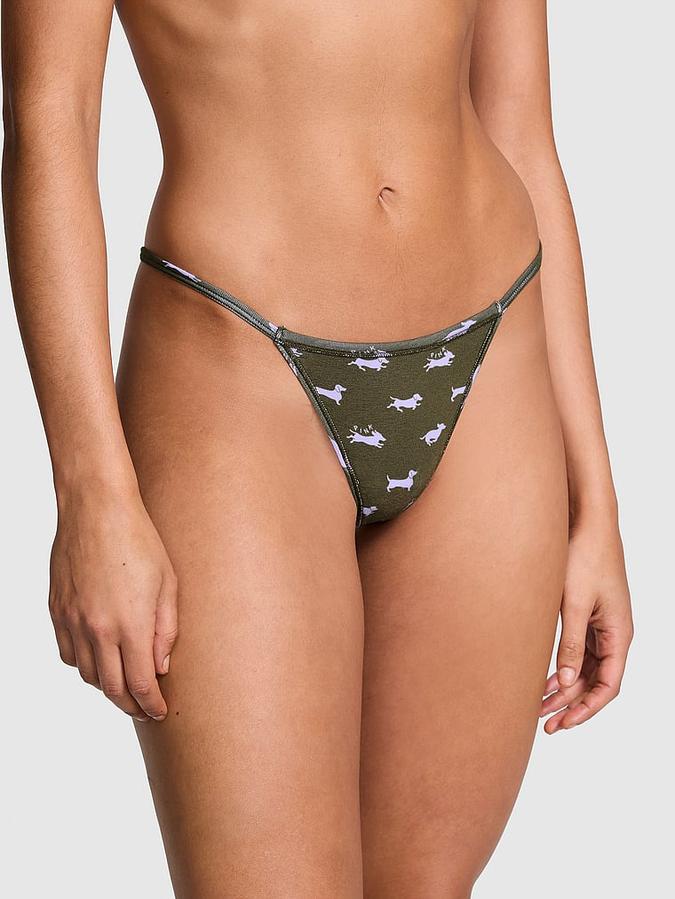 Cotton V-String Panty image number 0