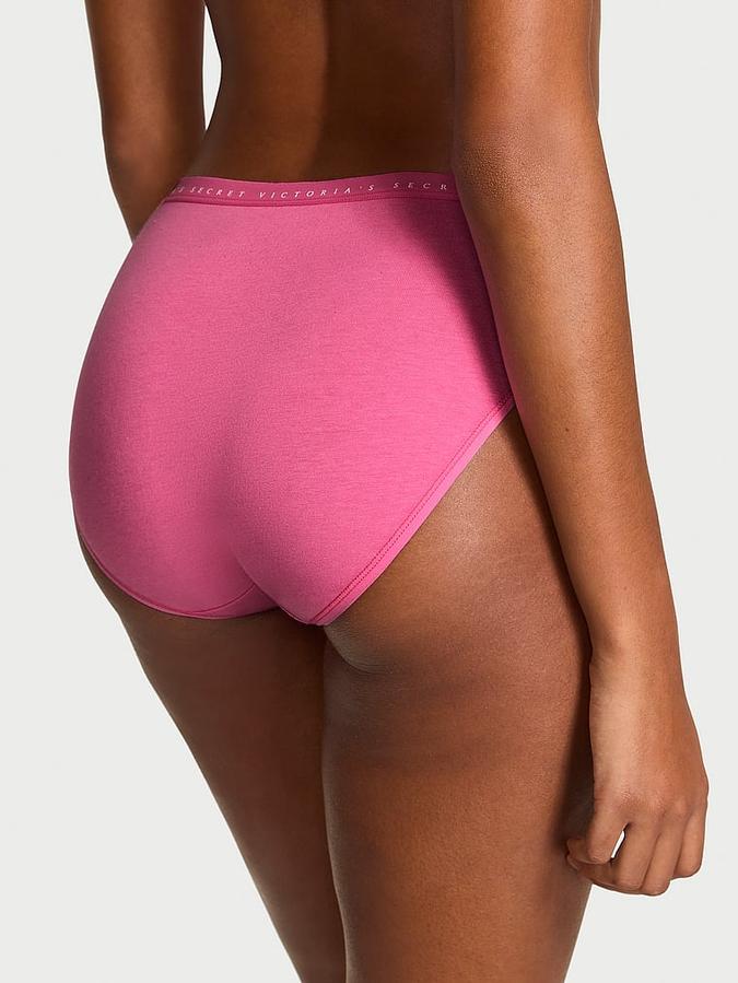 Stretch Cotton High-Leg Brief Panty