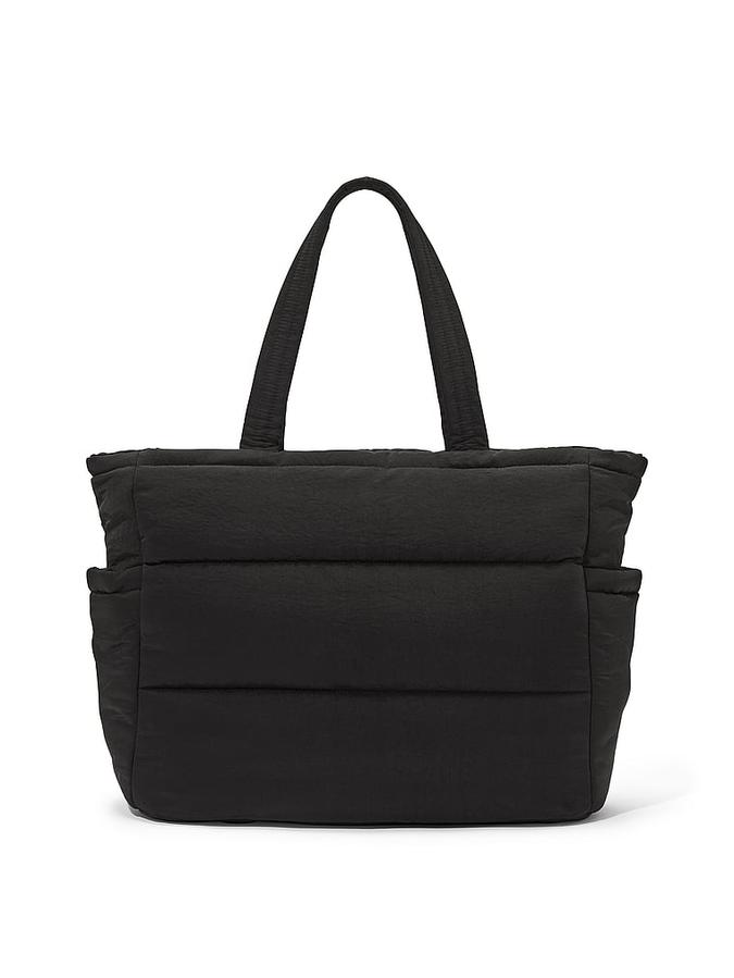 Quilted Puffer Tote Bag image number 1