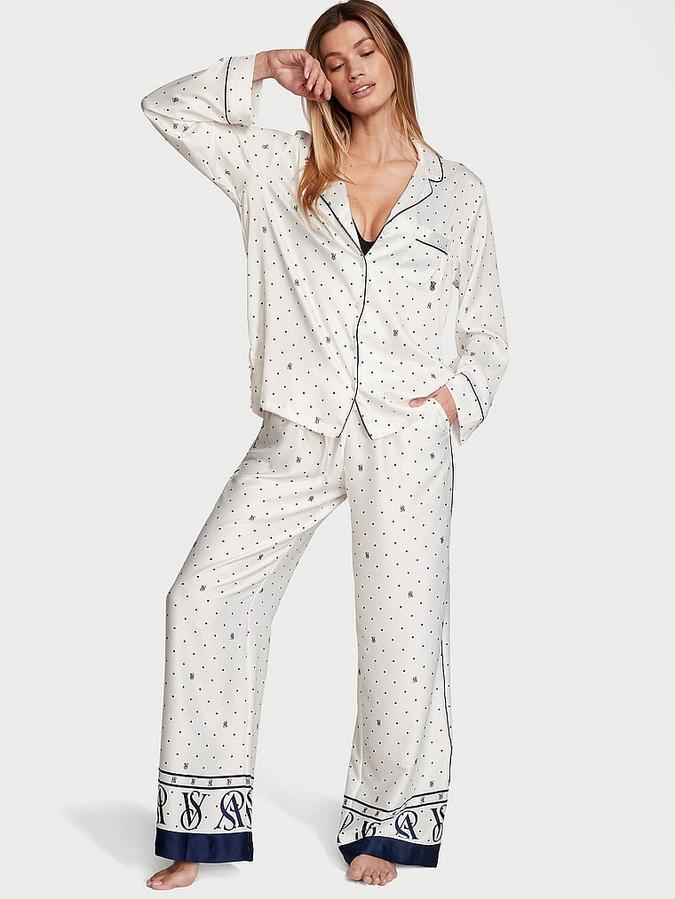 Satin Long Pajama Set image number 0