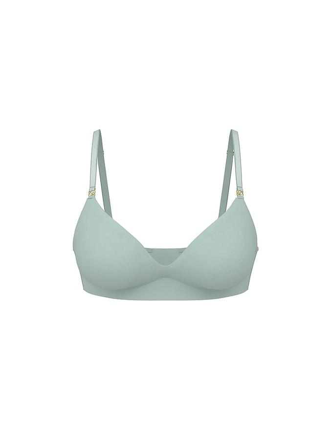 Smooth Wireless Push-Up Plunge Bra image number 2