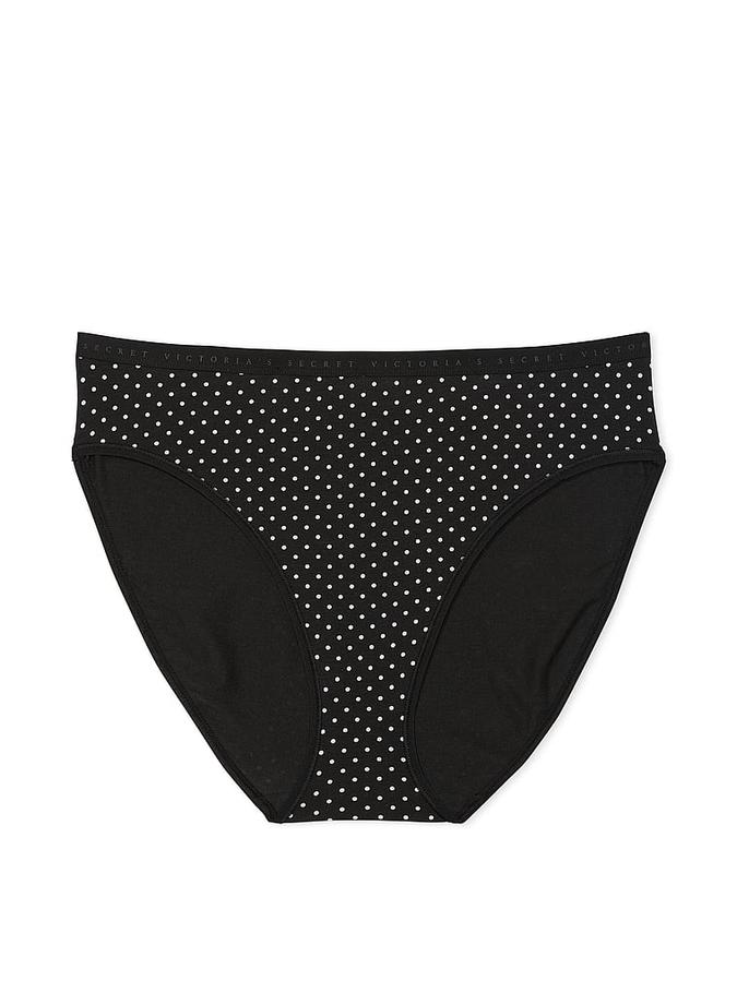 Stretch Cotton High-Leg Brief Panty image number 2