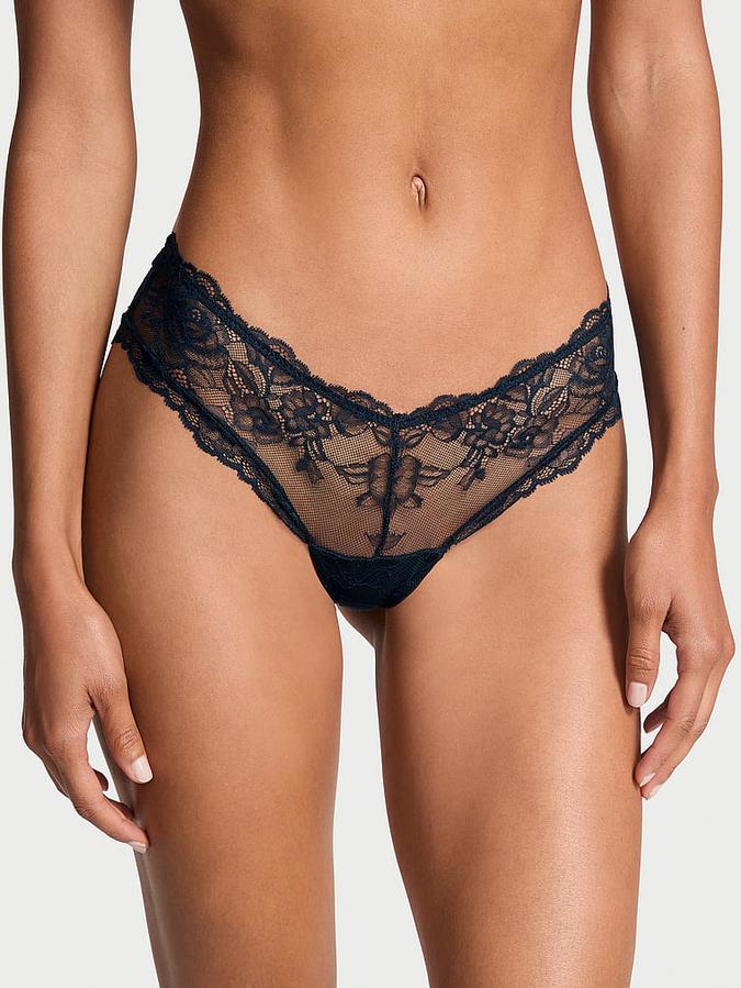 Rose Lace High-Leg Cheeky Panty image number 0