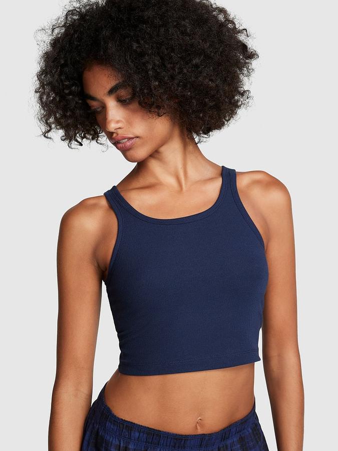 Rib Crop Tank Top image number 0