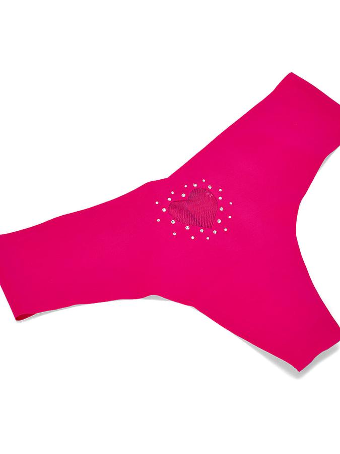 No-Show Heart Cut-Out Thong Panty image number 3