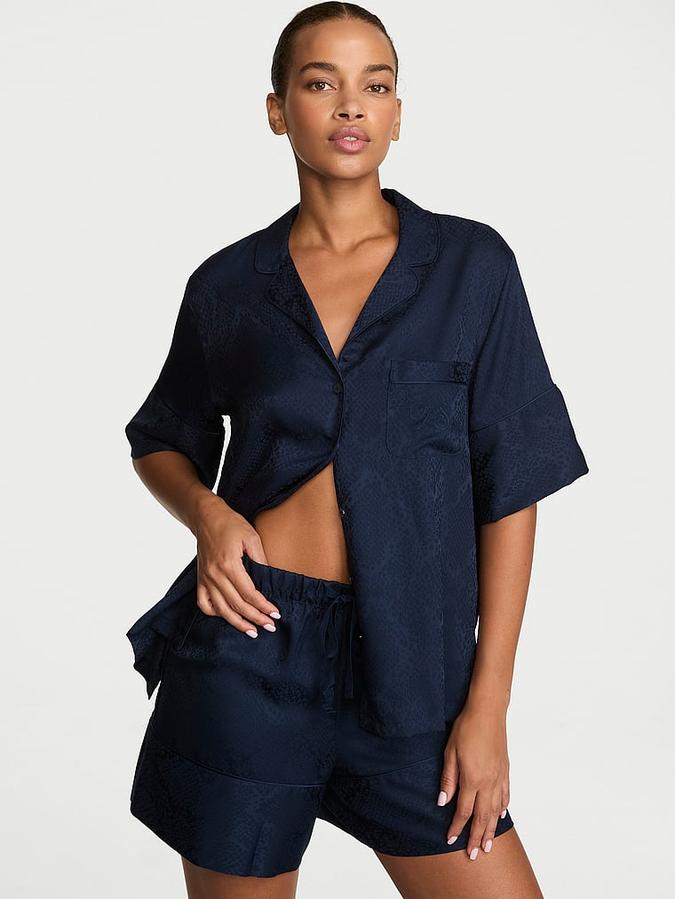 Signature Satin Short Pajama Set