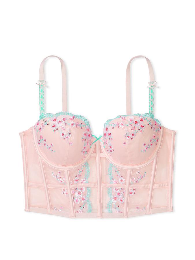 Cherry Blossom Embroidery Corset Top image number 2