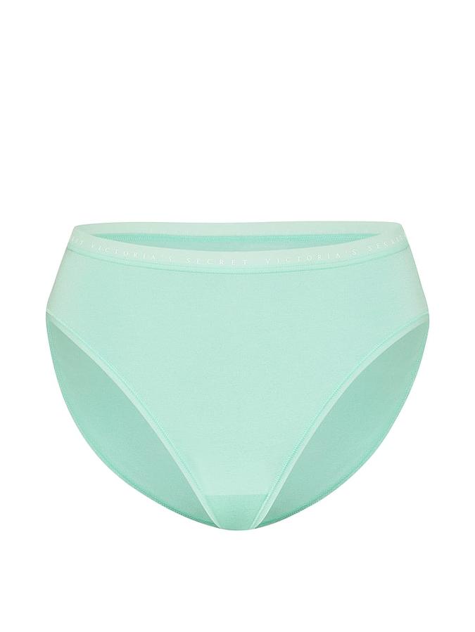 Stretch Cotton High-Leg Brief Panty image number 2
