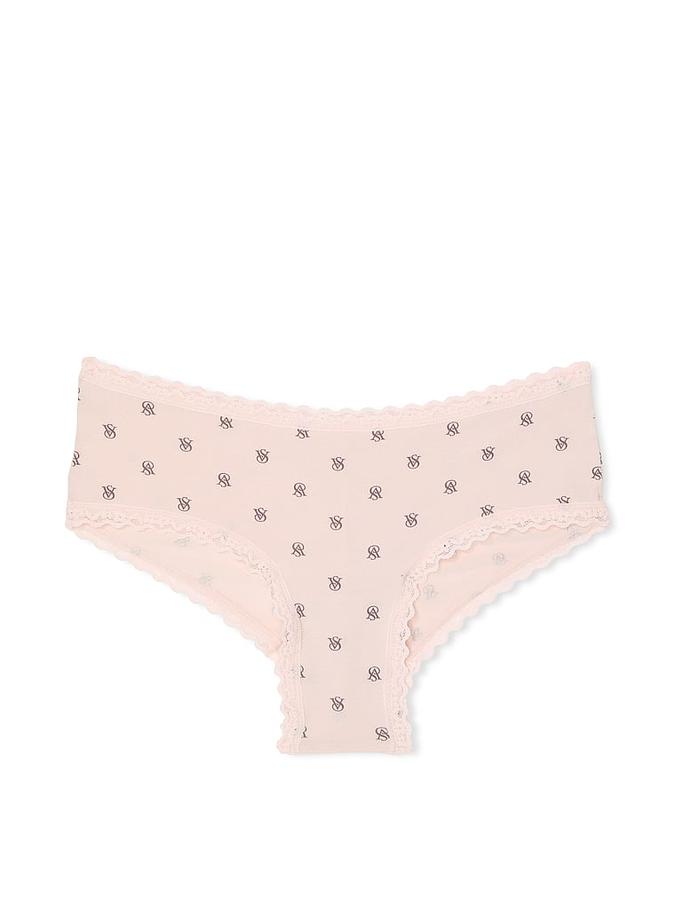 Cotton Lace-Waist Cheeky Panty image number 2