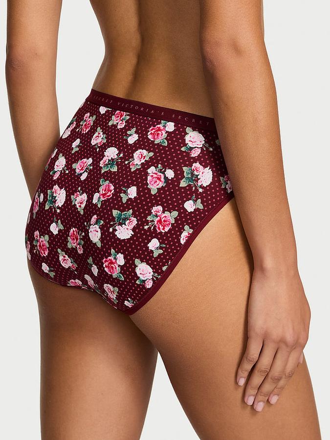 Stretch Cotton High-Leg Brief Panty