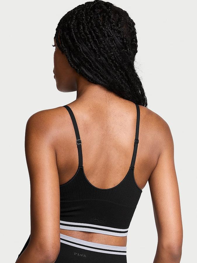 Seamless Longline Sports Bra image number 1