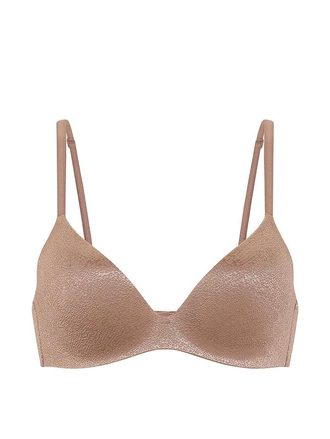 FlexFactor Lightly Lined Plunge Demi Bra image number 2