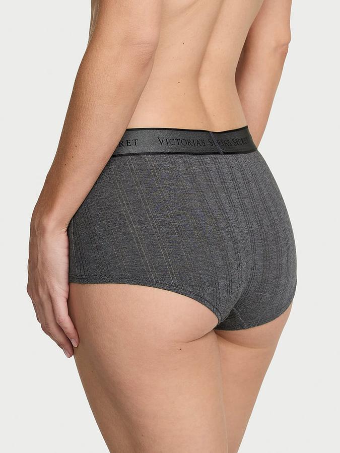 SoSoft&trade; Modal Ultra-Fine Logo Boyshort Panty