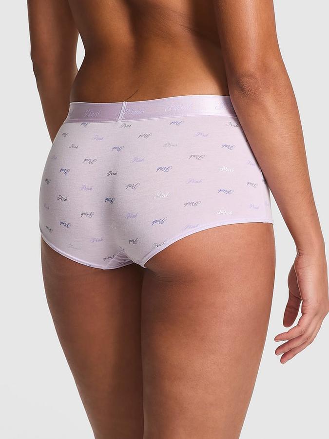 Logo Cotton Boyshort Panty image number 1