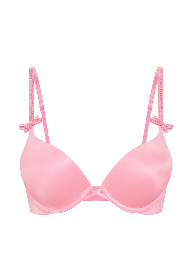 Bombshell Add-2-Cups Shine Bow Push-Up Bra image number 2