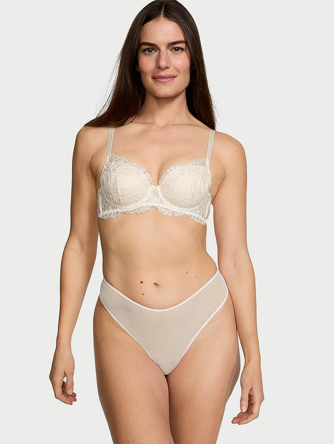 Boho Floral Embroidery Brazilian Panty image number 3