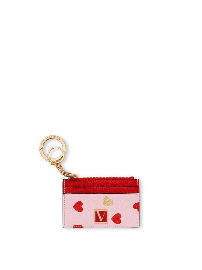 The Victoria Card Case Keychain Pink image number 0