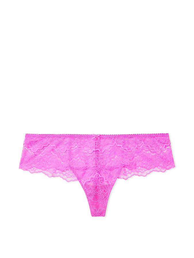 Lace Hipster Thong Panty image number 2