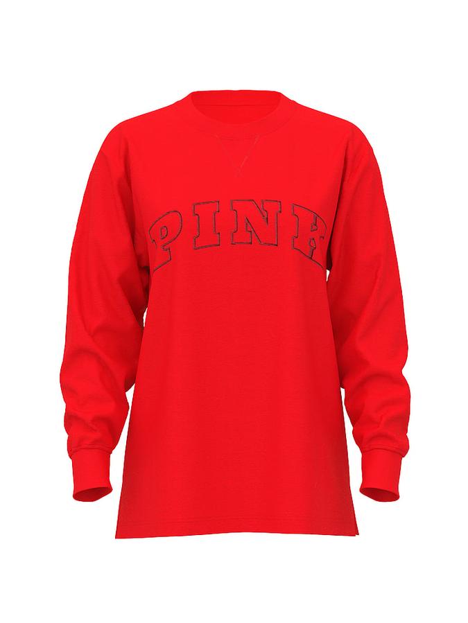 Campus Cotton Long-Sleeve Tee image number 2