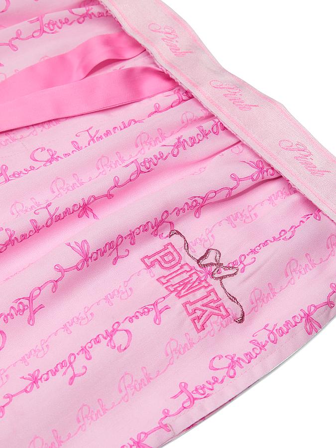 PINK x LoveShackFancy Silky Sleep Pants image number 3