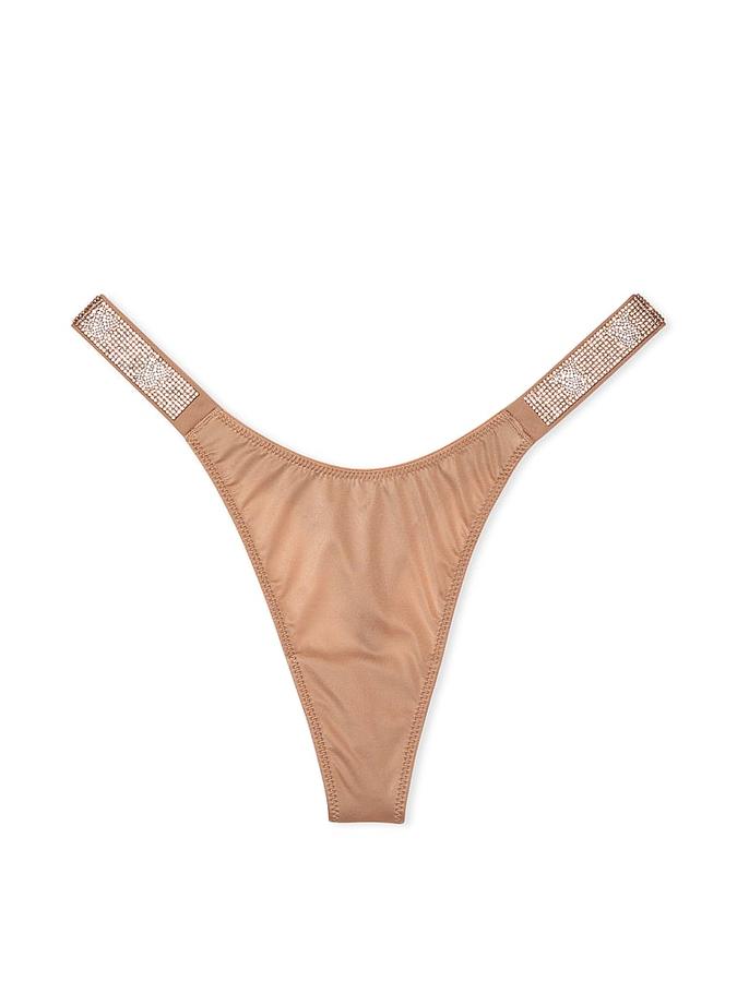 Shine Strap Thong Panty image number 0