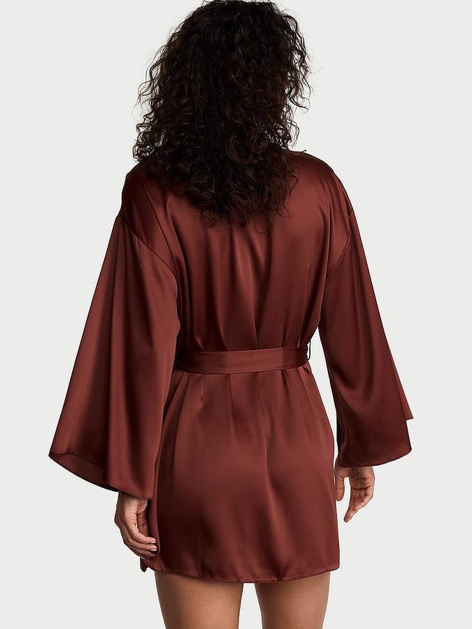Satin Short Robe