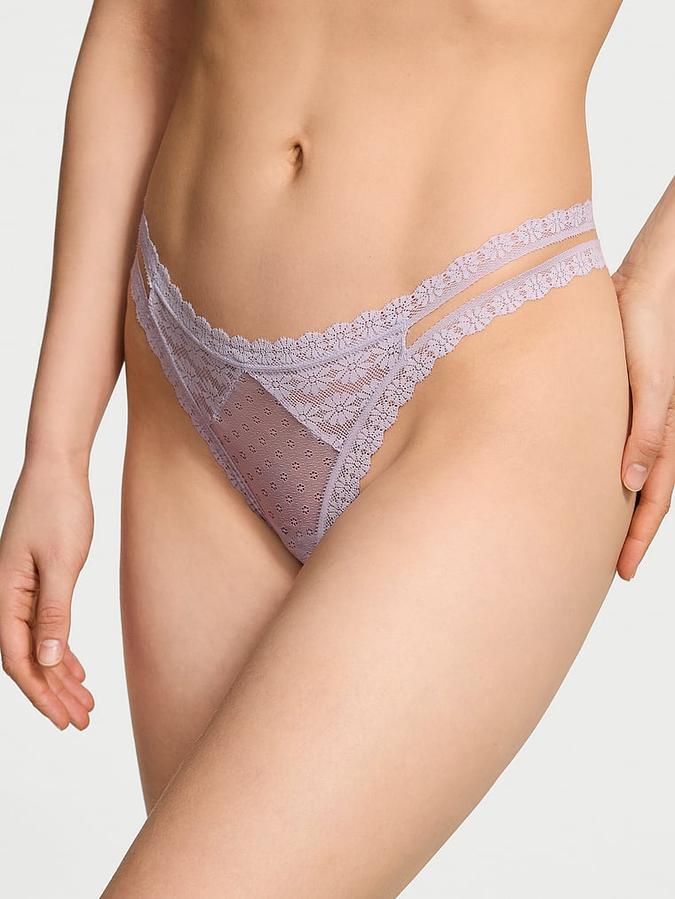 Daisy Lace Thong Panty
