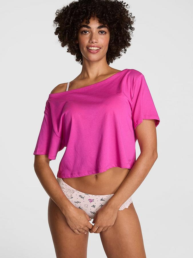 Slouchy Cropped Sleepshirt image number 0