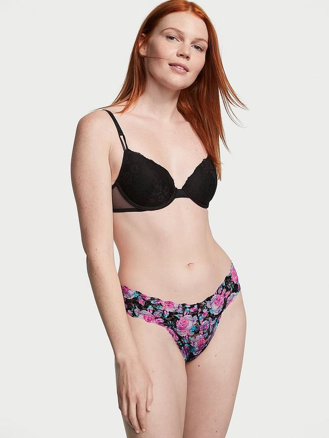 Posey Lace Thong Panty image number 0