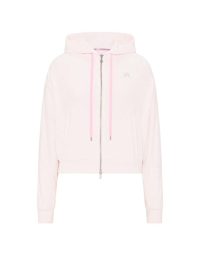 Micro Terry Full-Zip Hoodie image number 2