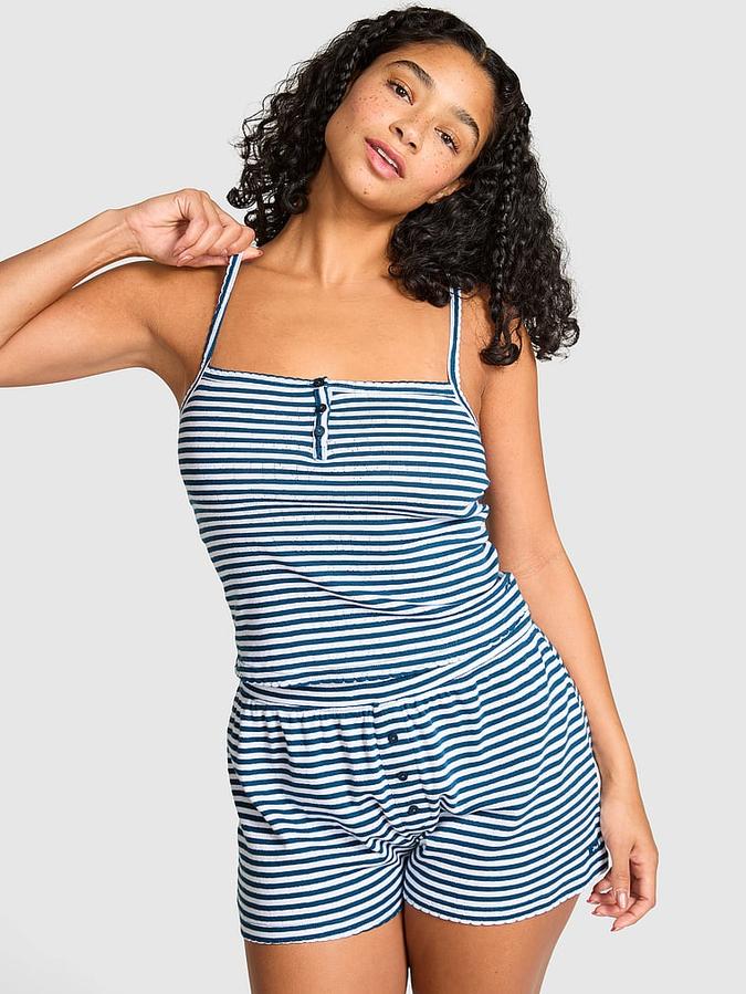 Pointelle Henley Cami image number 0