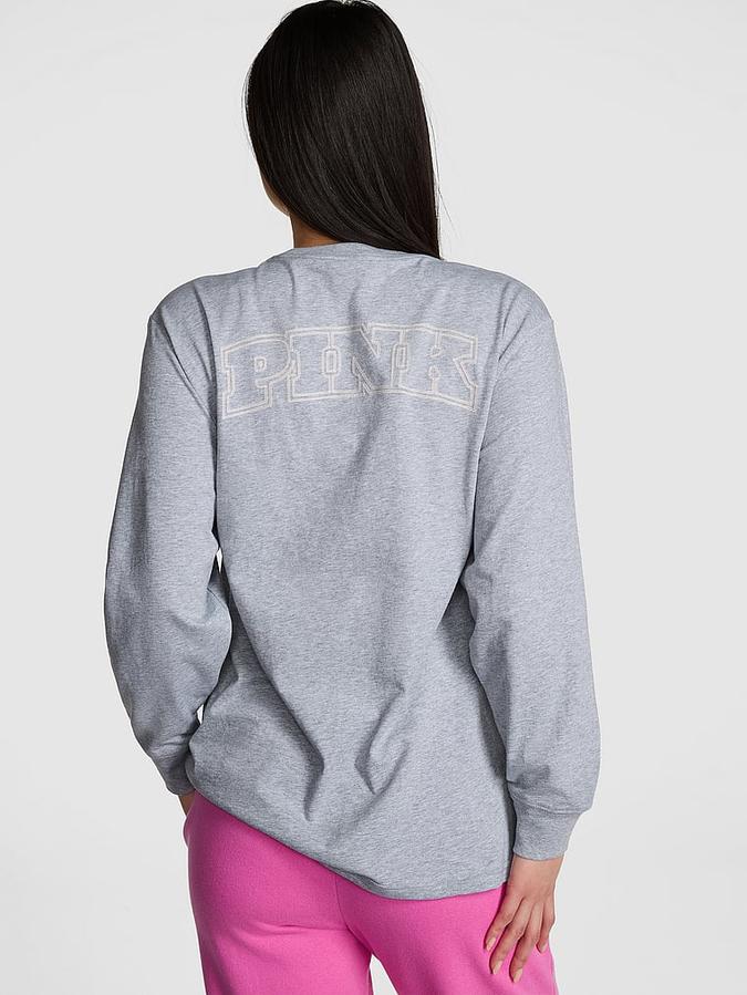 Campus Cotton Long-Sleeve Tee image number 1