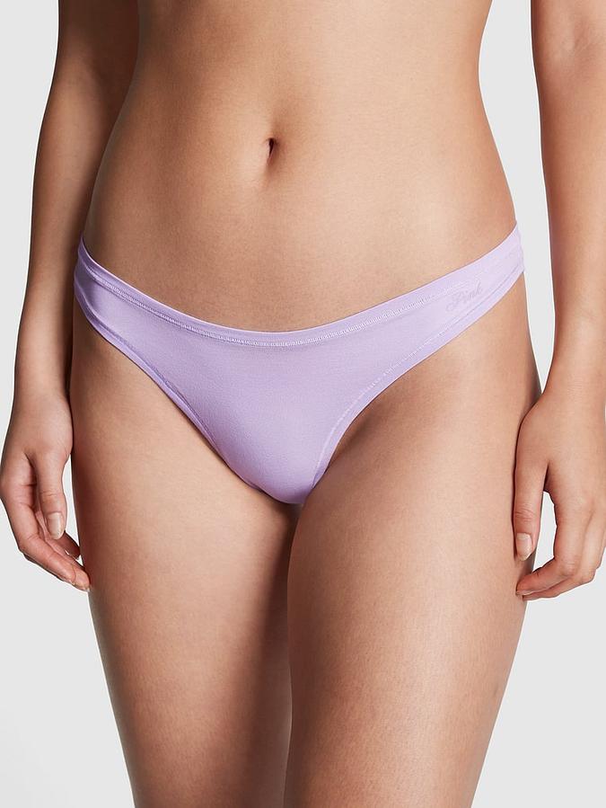 Cotton Thong Panty image number 0