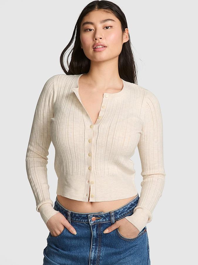 Button-Down Knit Cardigan image number 0